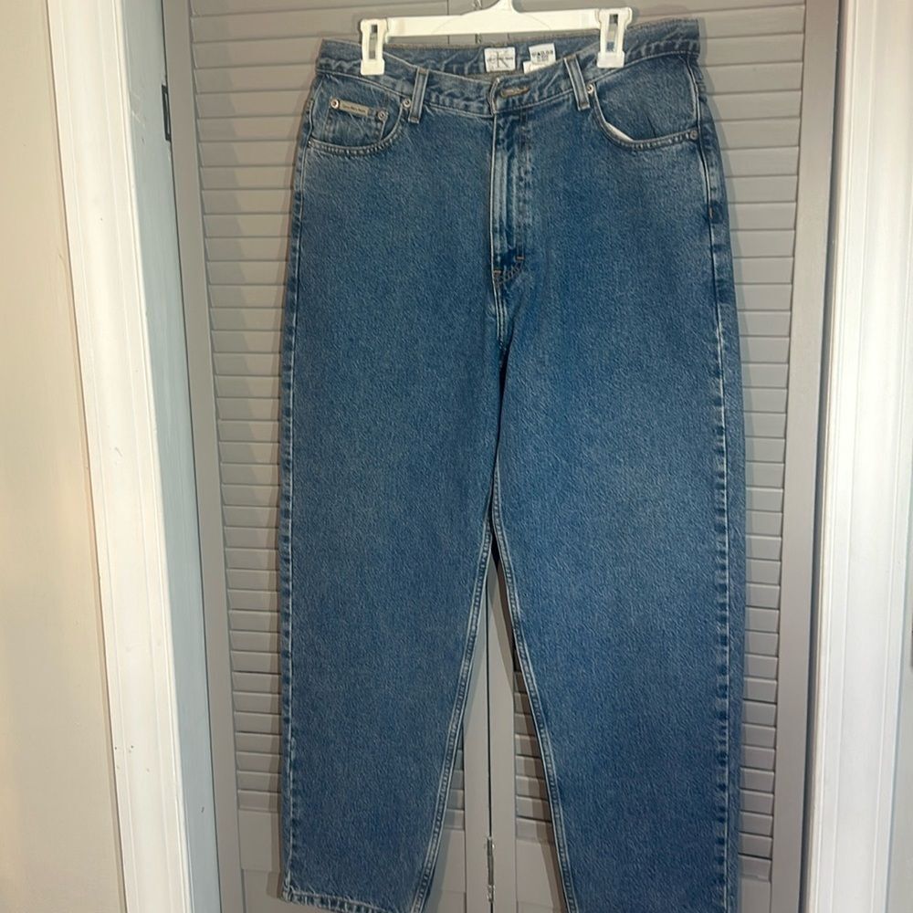 Calvin Klein Slim Straight Jeans - Blue